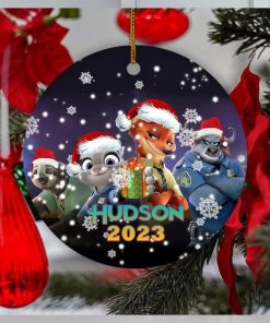 Custom Name Zootopia Ornament, Judy Hopps Ornaments