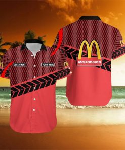 Custom Name mcdonald’s Brand New Seashell Style Hawaiian Shirt Gift