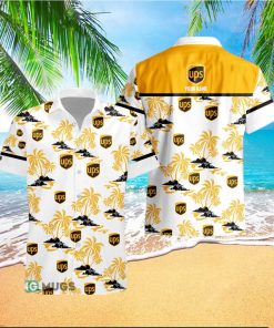 Custom Name ups Style 4 Logo Trademark 3D Hawaiian Shirt For Men And Women Gift