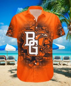 Custom Number And Name Bowling Green Falcons Hawaiian Shirt Camouflage Vintage NCAA Gift For Fans hawaiian shirt