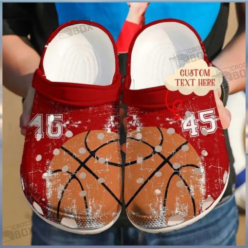 Custom Number Basketball Crocs