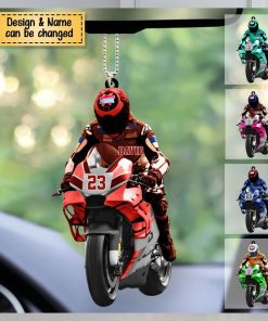 Custom Personalized Motorcycle Acrylic Car Ornament