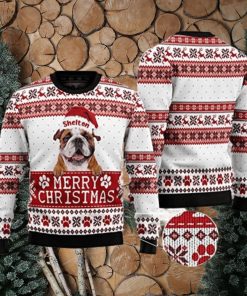 Custom Photo Dog Xmas Ugly Merry Christmas Ugly Merry Christmas Dog Sweater Dog Lovers Shirt