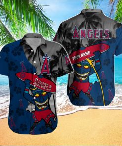 Customizable Name Los Angeles Angels Tropical Shirt