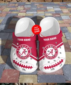 Customized Alabama Crimson Tide NCAA Crocs Slippers