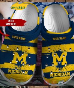 Customized Michigan Wolverines Football Ncaa Crocs