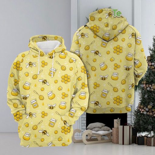 Cute Bee 3D Printed Hoodie