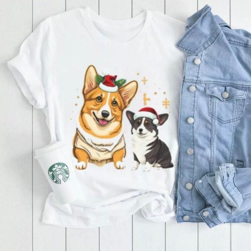 Cute Christmas Corgis t shirt