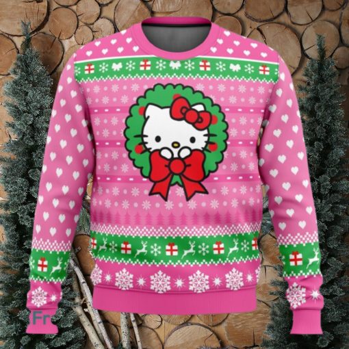 Cute Christmas Hello Kitty Ugly Christmas Sweaters 3D Super Hot