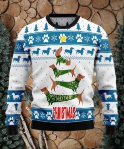 Cute Dachshund Ugly Christmas Sweater For Men And Women
