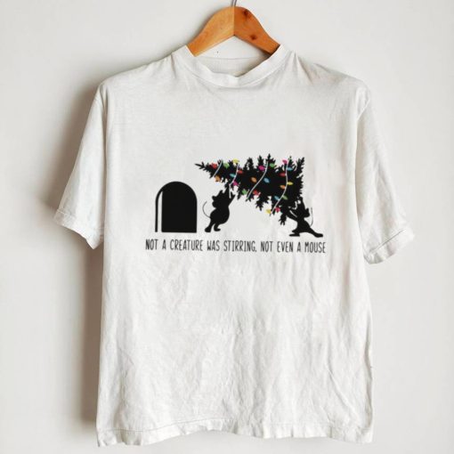 Cute Disney Christmas not a creature was stirring shirt