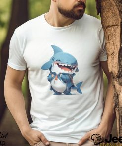 Cute Kawaii Animal Cartoon Shark T Shirt