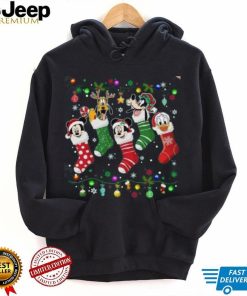 Cute Mickey And Friends Sock Disney Christmas Sweatshirt