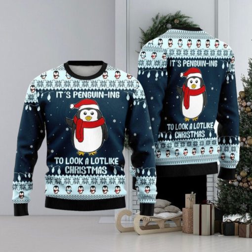 Cute Penguin Ugly Christmas Sweater Funny Gift For Men And Women Family Holidays