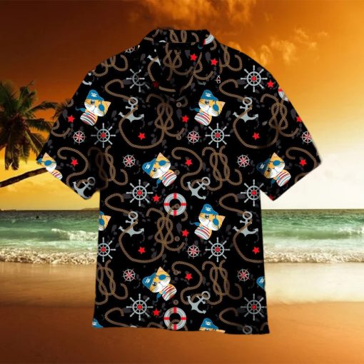 Cute Pirate Cat Hawaiian Shirt For Men   Women WT6326 9710 hawaiian shirt