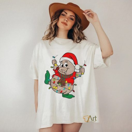 Cute Santa Gus Christmas Lights Shirt