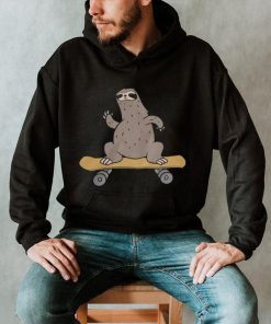 Cute Skateboarding Sloth Funny Skateboard Sloth