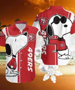 Cute Snoopy San Francisco 49Ers Snoopy Lover Hawaiian Shirt Summer Gift For Fans