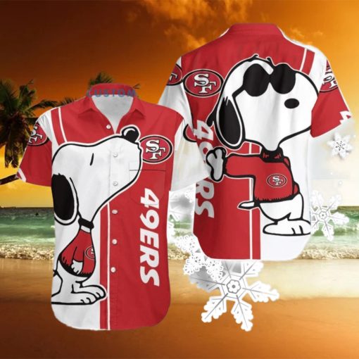 Cute Snoopy San Francisco 49Ers Snoopy Lover Hawaiian Shirt Summer Gift For Fans