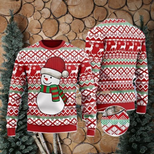 Cute Snowman Ugly Christmas Sweater Nice Gift For Everyone