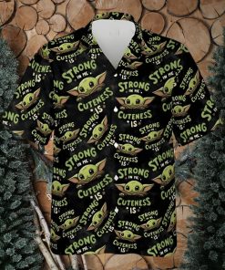 Cuteness Baby Yoda Star Wars Hawaiian Shirt