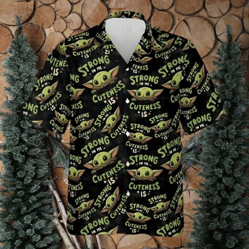 Cuteness Baby Yoda Star Wars Hawaiian Shirt