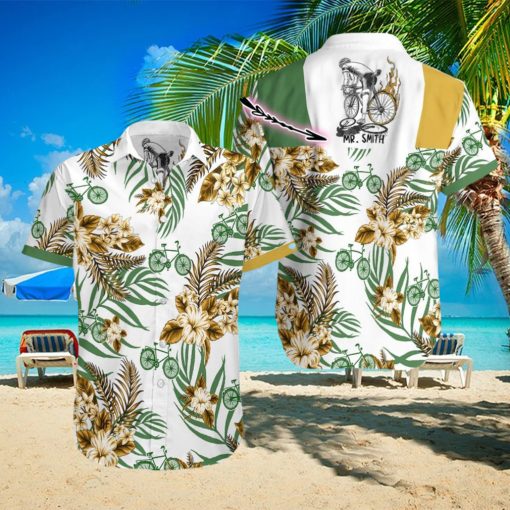 Cycling Tropical Custom Hawaiian Shirt