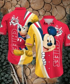 Andy Reid Hawaiian Shirt Kansas City Chiefs Mickey Hawaiian Shirt