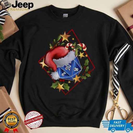 D20 Xmas Shirt Long Sleeve Tee