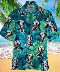 DALMATIAN BLUE UNIQUE DESIGN UNISEX HAWAIIAN SHIRT FOR MEN AND WOMEN DHC17062353