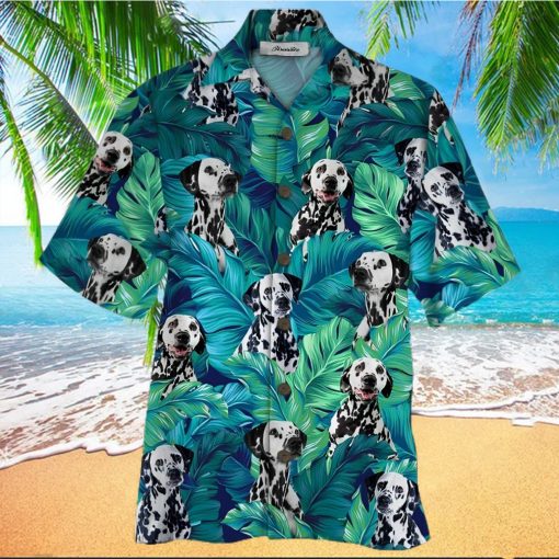 DALMATIAN BLUE UNIQUE DESIGN UNISEX HAWAIIAN SHIRT FOR MEN AND WOMEN DHC17062353