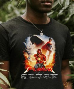 DC The Flash Movie signature poster shirt