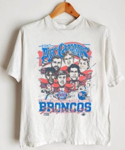 DENVER BRONCOS 1987 SALEM SPORTSWEAR AFC CHAMPIONS CARICATURE SWEAT