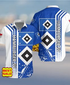 DFB PDFB Pokal Hamburger SV 2 Bundesliga Aloha Style 5 Big Logo Hawaiian Shirt