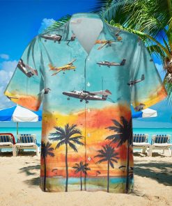 DHC 6 Twin Otter DHC6 Pocket Hawaiian Shirt