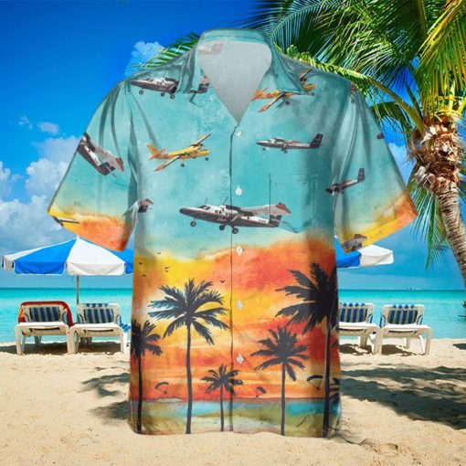 DHC 6 Twin Otter DHC6 Pocket Hawaiian Shirt