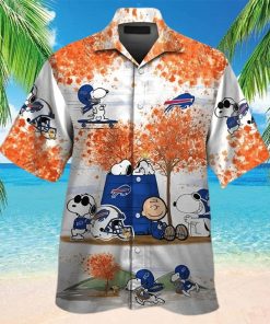 Buffalo Bills Hawaiian Shirt Snoopy Charlie Brown Tropical Hawaiian Shirt