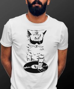 DJ Kitty Scratch art shirt