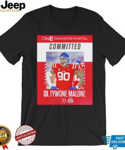 DL Tywone Malone from Ole Miss Rebels to Ohio State Buckeyes poster shirt