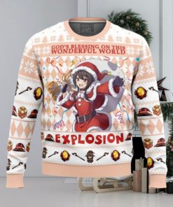 God’s Blessing on this World Explosion KonoSuba Ugly Christmas Sweater