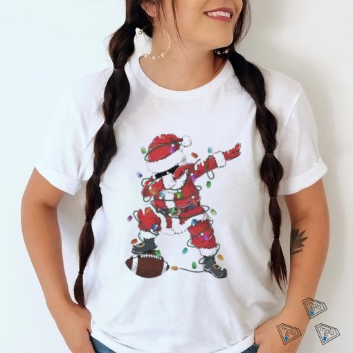 Sport Christmas Football Santa Claus Light Shirt