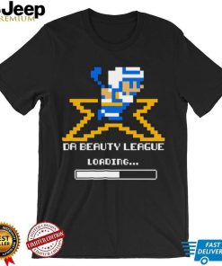 Da Beauty League hockey pixel art logo shirt