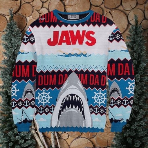 Da Dum Jaws Wool Holiday Sweater