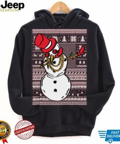 Dabbing Snowman Merry Ugly Christmas Tshirt Unisex Crewneck Graphic Sweatshirt