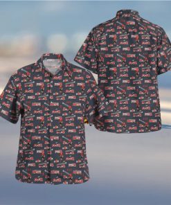 Dachshund Fire Rescue Hawaiian Shirt