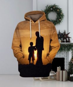 Dad And Sun In Sunset 3d All Over Print Hoodie