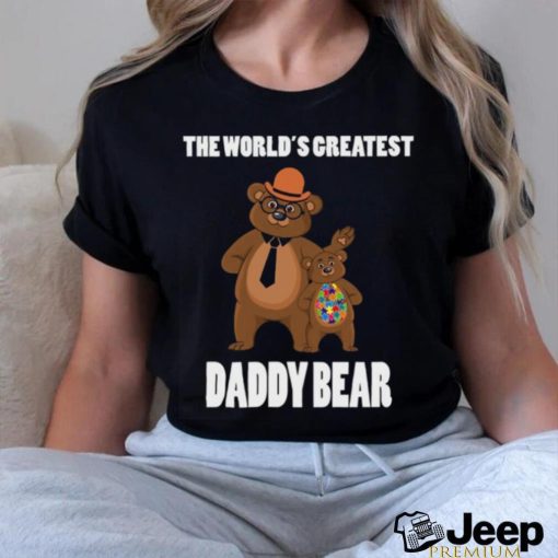 Daddy Bear Bear Autism T Shirt