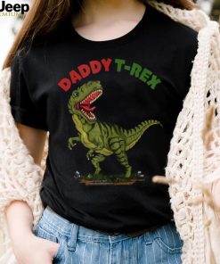 Daddy T Rex Dinosaur Funny Fathers Day Long Sleeve Tee