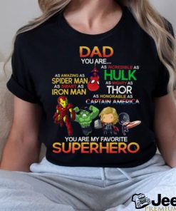 Daddy You Are My Favorite Superhero Father’s Day T Shirt Gift For Dad