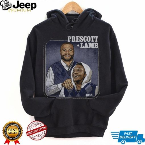 Dak Prescott & CeeDee Lamb Dallas Step Brothers WHT Shirt